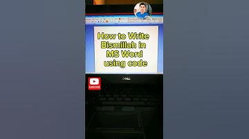 How to Write Bismillah﷽ in Ms word using code|Ms word tricks and Tips #computer #youtubeshorts