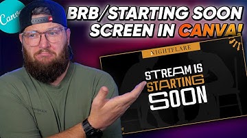 Create a FREE BRB Screen for Twitch in Canva [Canva for Streamers]
