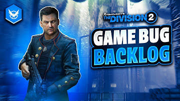 Division 2- UPDATES To Pressing Game Bugs