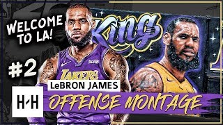 LeBron James EPIC Full Offense Highlights 20172018 Season (Part 2)  Welcome to LA Lakers!