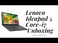 Lenovo Ideapad 5 Core i7 Unboxing