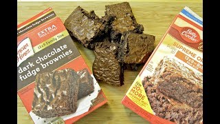What Happens When you mix two different Brownie Mixes?
