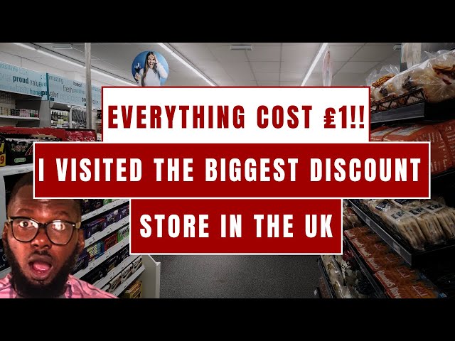 CHEAPEST STORE IN THE UK  What Does £1 Buy? 
