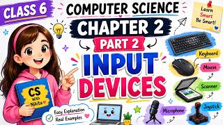 Class 6 | Computer Science Chapter 2 | Part 2 |  Components of Computer | Input Devices