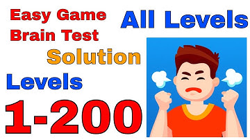 Easy Game Brain Test All Levels from 1-200 Complete Game Solution Walkthrough