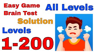 Easy Game Brain Test All Levels from 1-200 Complete Game Solution Walkthrough