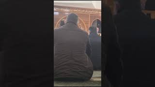 انسحاب المصلين من مسجد عين  منجد في رام الله بعد اعتلاء محمود الهباش للمنبر لخطبة الجمعة