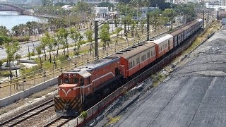 2015.-4.16 3133次區間車及6902行李包裹專車行經鼓山站