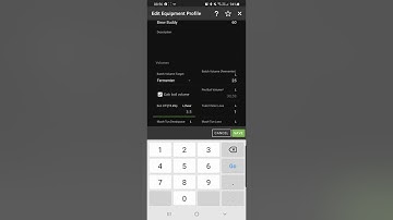 How to set up an Equipment Profile for the Brew Buddy Micro Brewing Machine