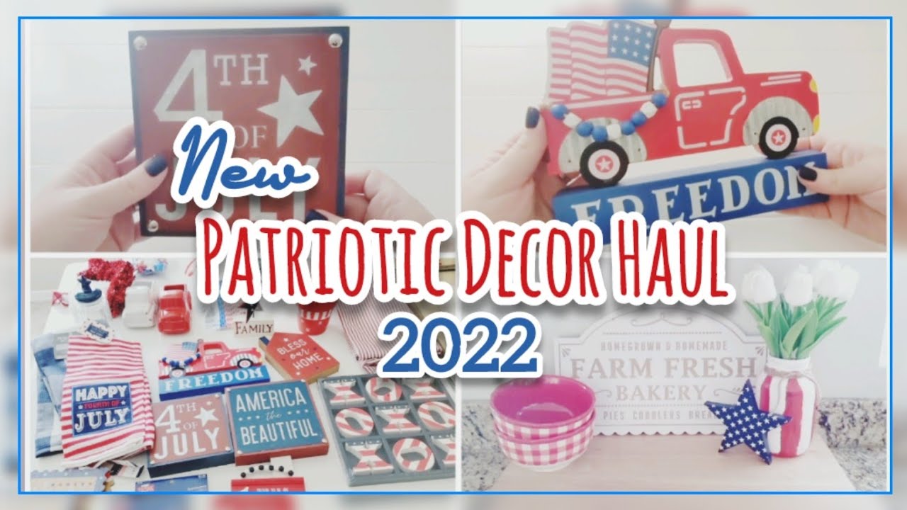 *NEW* PATRIOTIC DECOR HAUL 2022│AMERICANA DECOR│JULY 4TH DECOR