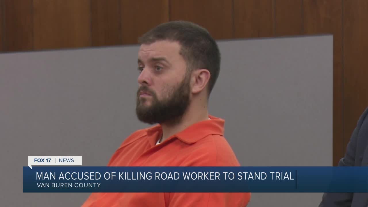 Man accused of killing road worker to stand trial - YouTube