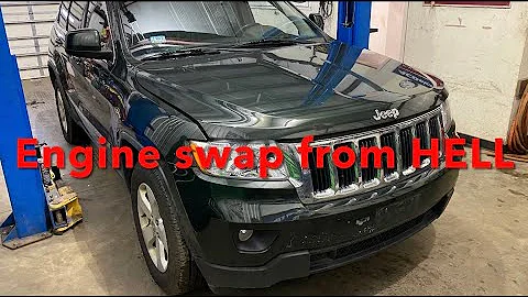 2011 Jeep Grand Cherokee Engine Removal 3.6 V6