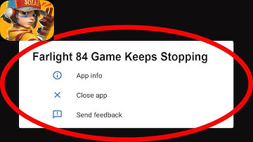 Fix Farlight 84 App Keeps Stopping | Farlight 84 App Crash Issue | Farlight 84 App |