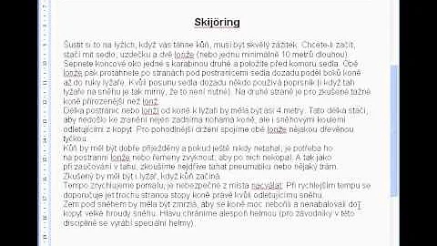Jak jsou odstavce používány pro nastavení stylů?