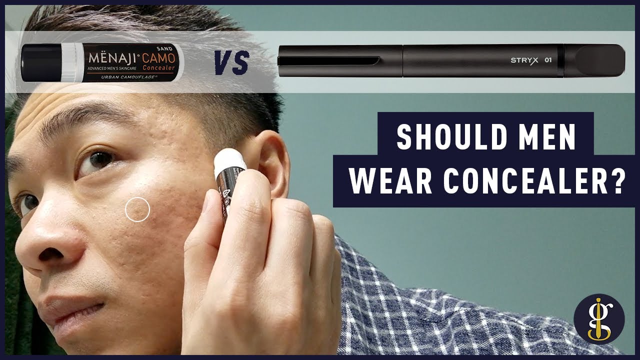 Menaji Camo Concealer vs Stryx Concealer Tool Review (Should Men Wear Makeup?)