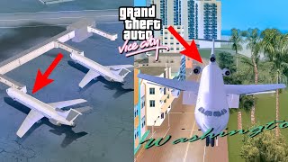 How To Drive This Plane in GTA Vice City? (Hidden Place) GTAVC Secret Plane Cheat Code screenshot 2