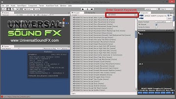 Universal Sound FX for Unity - Keywords