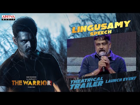 Director Lingusamy Speech | The Warriorr Theatrical Trailer Launch LIVE | Ram Pothineni - ADITYAMUSIC