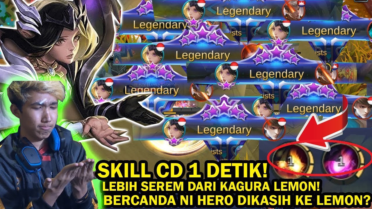 PERDANA RRQ LEMON PAKAI LUNOX! HERO LUNOX CD CUMA 1 DETIK! LEBIH SEREM DARI KAGURA LEMON?!