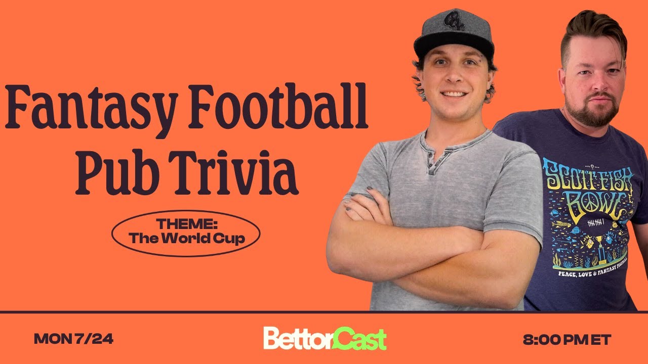 Fantasy Football Pub Trivia BettorCast | LIVE Play Along Trivia