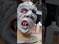 Painting Frankenstein's Daughter latex mask #halloweenmask #halloween #frankenstein #rubbermask
