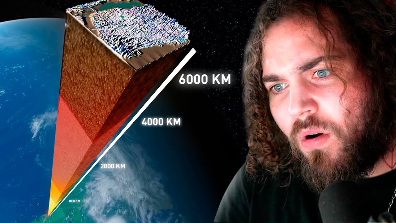 wuant reage à PROFUNDIDADE DA TERRA em 3D 🌍