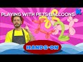 Playing With Pets Balloons | Hands On | Kidsa English