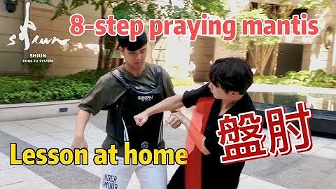 Introduction to 8-step praying mantis lesson 八步螳螂拳 盤肘