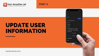 Guide To Update User Information | Hem Security TradeStar App screenshot 2