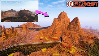 Huge Mountain Terraforming Job for Ginerous - AlphaCraft SMP S5 E16 - Minecraft 1.20