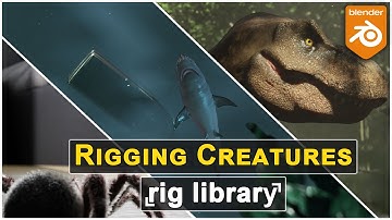 How to rig and animate creatures in minutes: AutoRig Pro - Rig Library