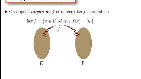 Résumé sur les espaces vectoriels et les applications linéaires  - 2 / 2