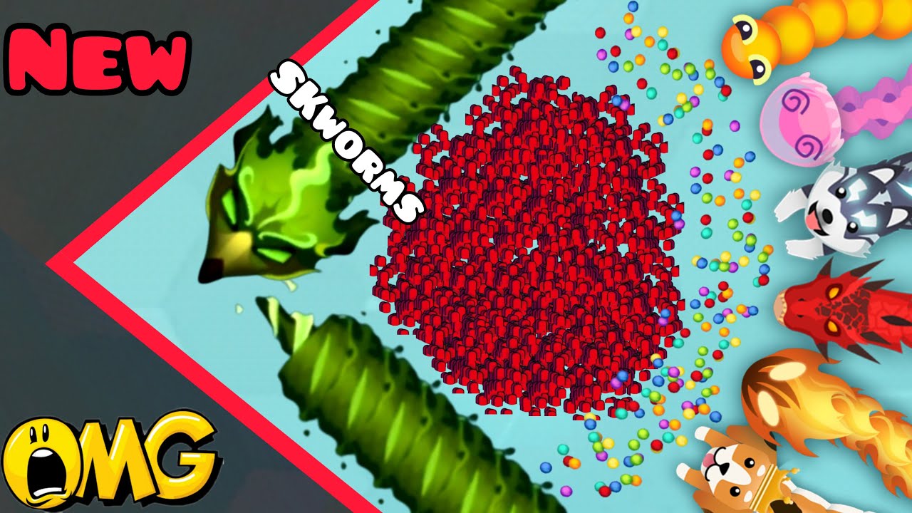 😱🐍 Snake.io INSANE Zephyr snake skin🐍epic gameplay SK worms