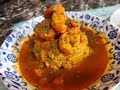 Shrimp Mofongo & side Salad