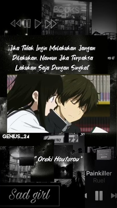 Story Wa Anime | Kata Bijak Anime 'Oreki Houtarou' 3 #shorts