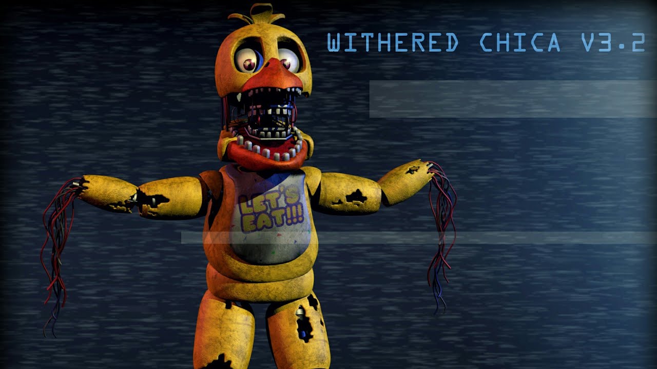 Oi povin Hoje Estou Trazendo um desenho De Withered Chica Espero