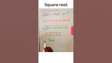 How to Find Square Root of Big Numbers Mentally | Vedic Math Trick #largernumbers #squareroot
