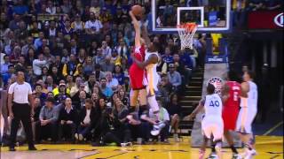Festus Ezeli Block On Blake Griffin, Los Angeles Clippers Den State Warriors, 4112015
