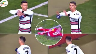 L'énorme pétage de plomb de Cristiano Ronaldo lors de Serbie-Portugal