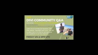 Divi Community Qa Session 3  Aspen Grove Studios