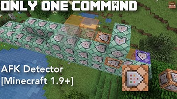 OUT OF DATE: AFK Detector | Only One Command [Minecraft 1.11] (Server friendly)