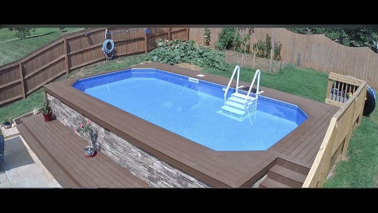 grecian-stealth-semi-inground-pool-youtube