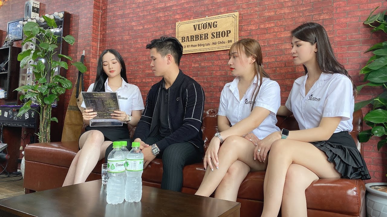 tiệm cắt tóc nam ở đà nẵng Update New Combo Đế Vương 10 bước ( VƯƠNG BARRBER SHOP ĐÀ NẴNG )