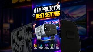 How to Setup A10 Projector in 2 Minutes | Complete Setup, Focus & Screen setup Guide