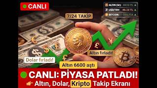 🔴 CANLI PİYASA|🪙FED Faizi Sonrası🪙Gram 6750 kosuyor⏱️Altın, Dolar, Bitcoin Teknik Analiz (7/24)📊