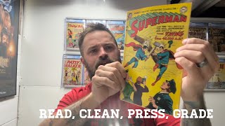 READ, CLEAN, PRESS, GRADE! Comic book series #1