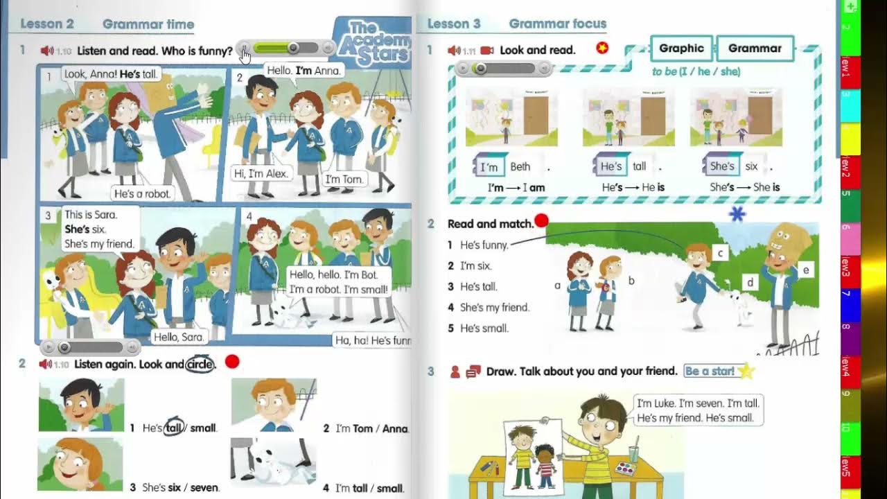 Academy stars 1 unit 1 reading. Academy stars 1 unit 1 reading