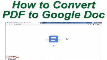 How to Convert PDF to Google Doc