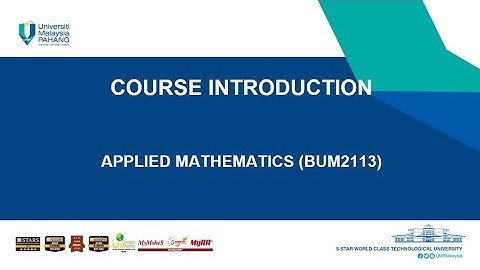 Introduction Video BUM2113 Abdul Rahman Mohd Kasim