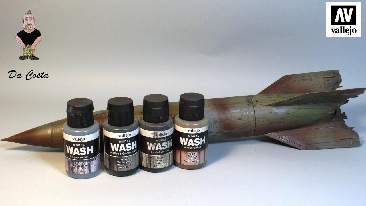 How to use Vallejo Washes to make filter effects 